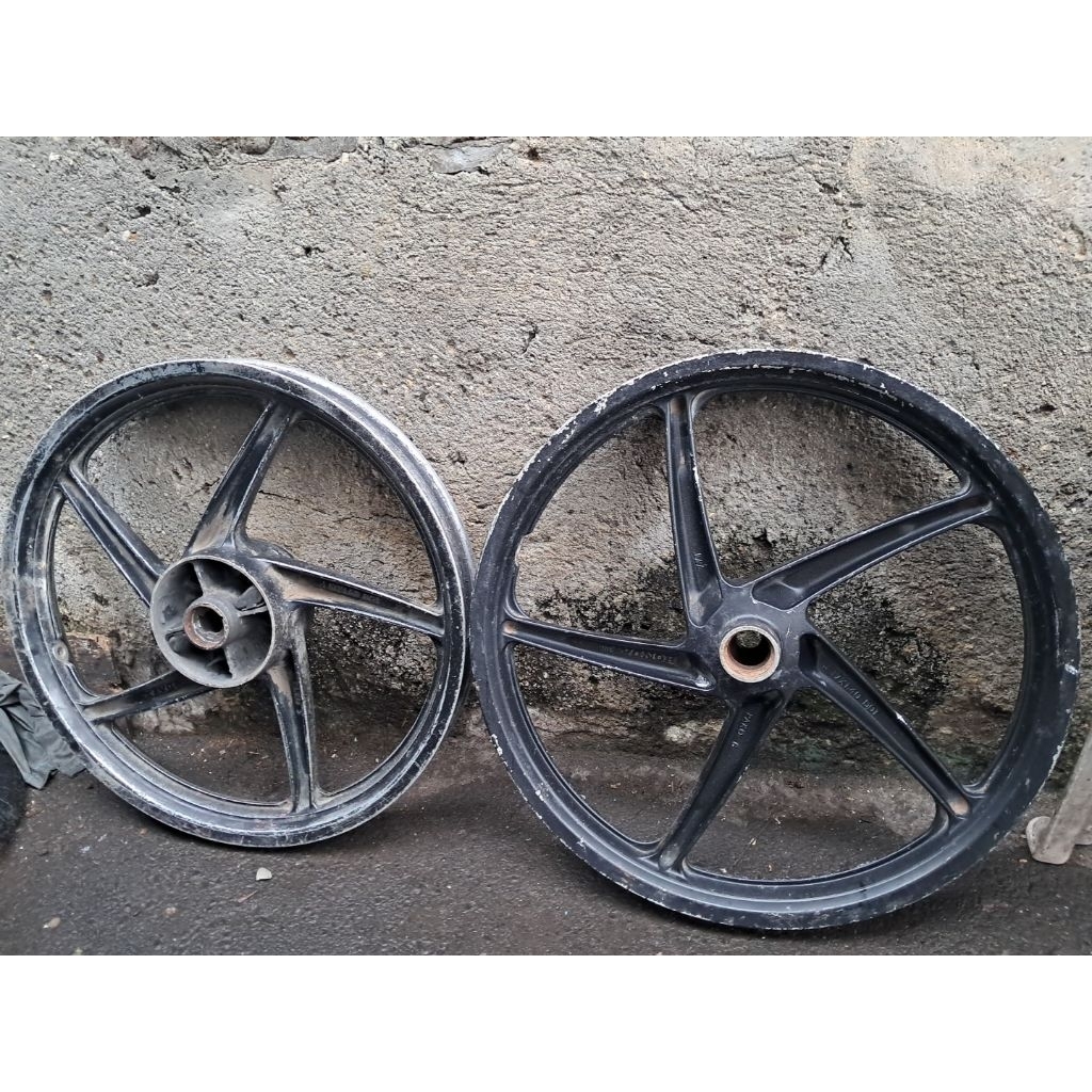 Velg supra x 125 honda bisa cs1 cs one cs 1 dobel disc piringan depan belakang pelek racing palang o