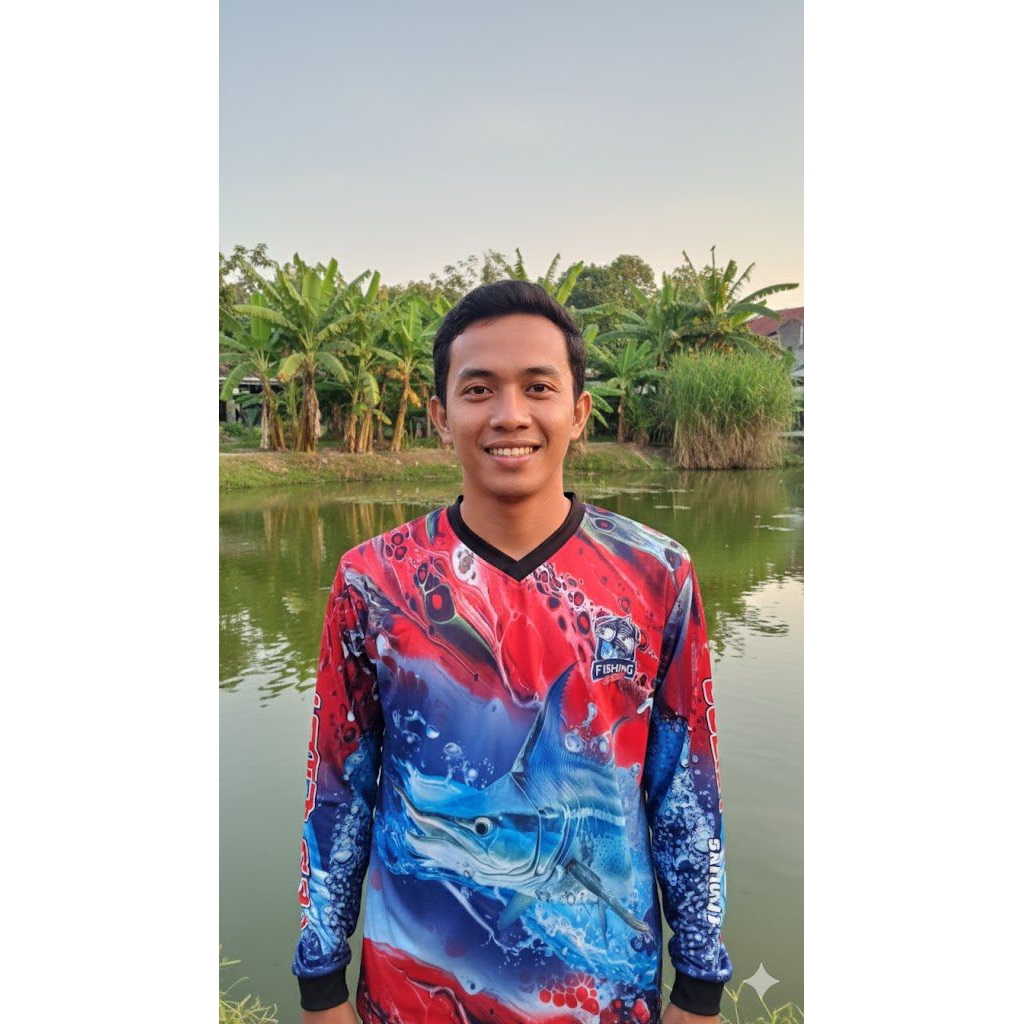 Kaos Jersey Mancing Ikan Fishing Model Oblong Fullprinting Lengan Panjang Terbaru Ukuran M L