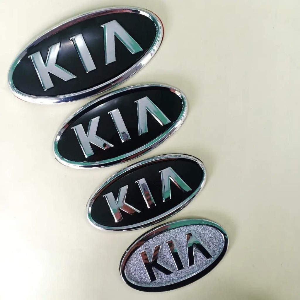 Emblem logo kia ukuran original KIA pregio Sportage Picanto Rio carens visto carnival cerato