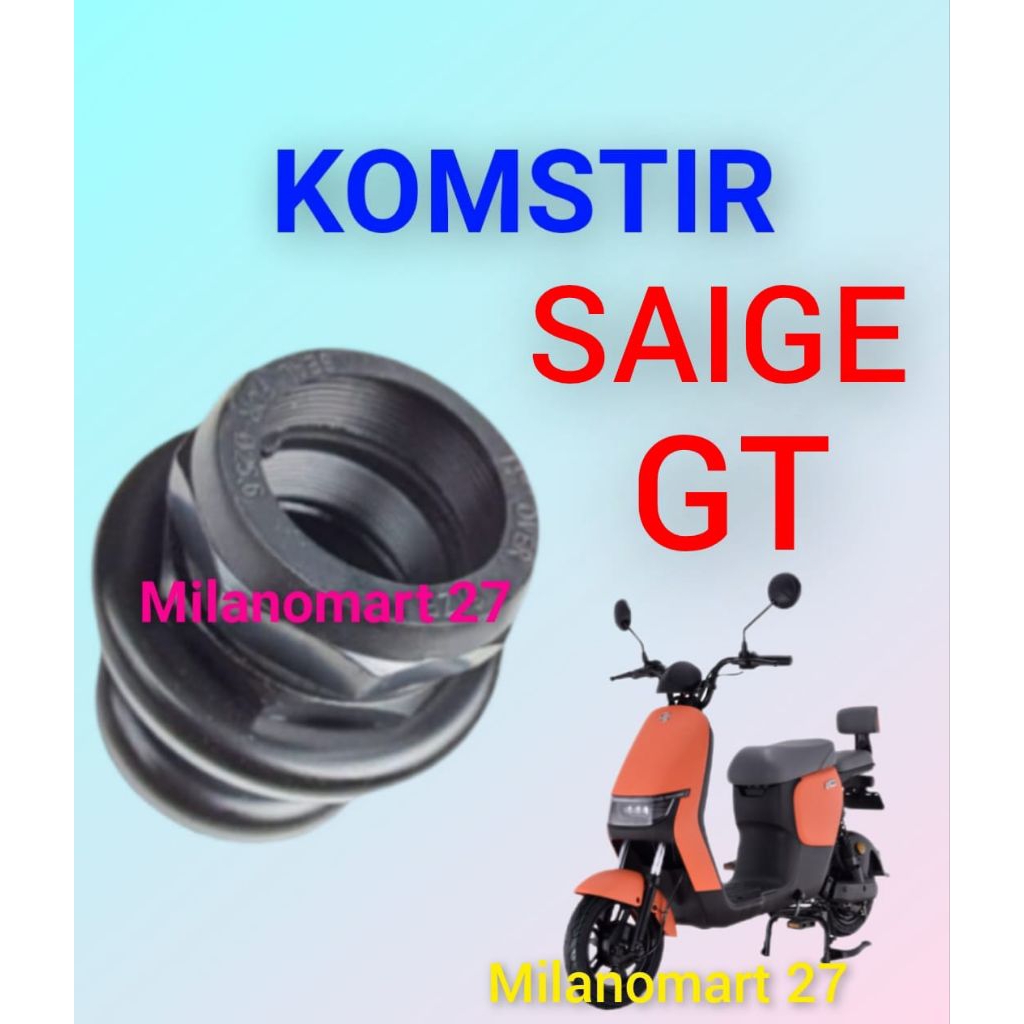 komstir sepeda listrik saige GT kones headset komfork sepeda listrik saige gt