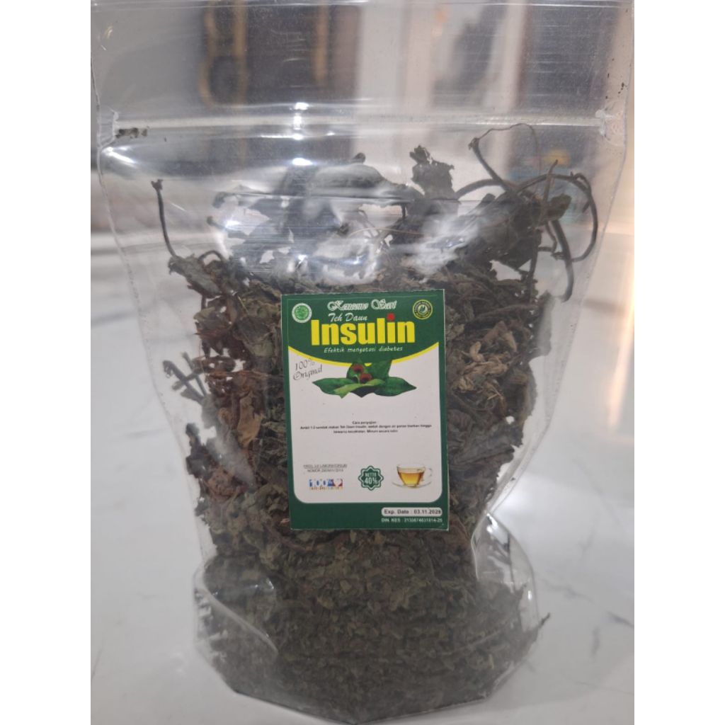 Teh daun insulin obat diabetes