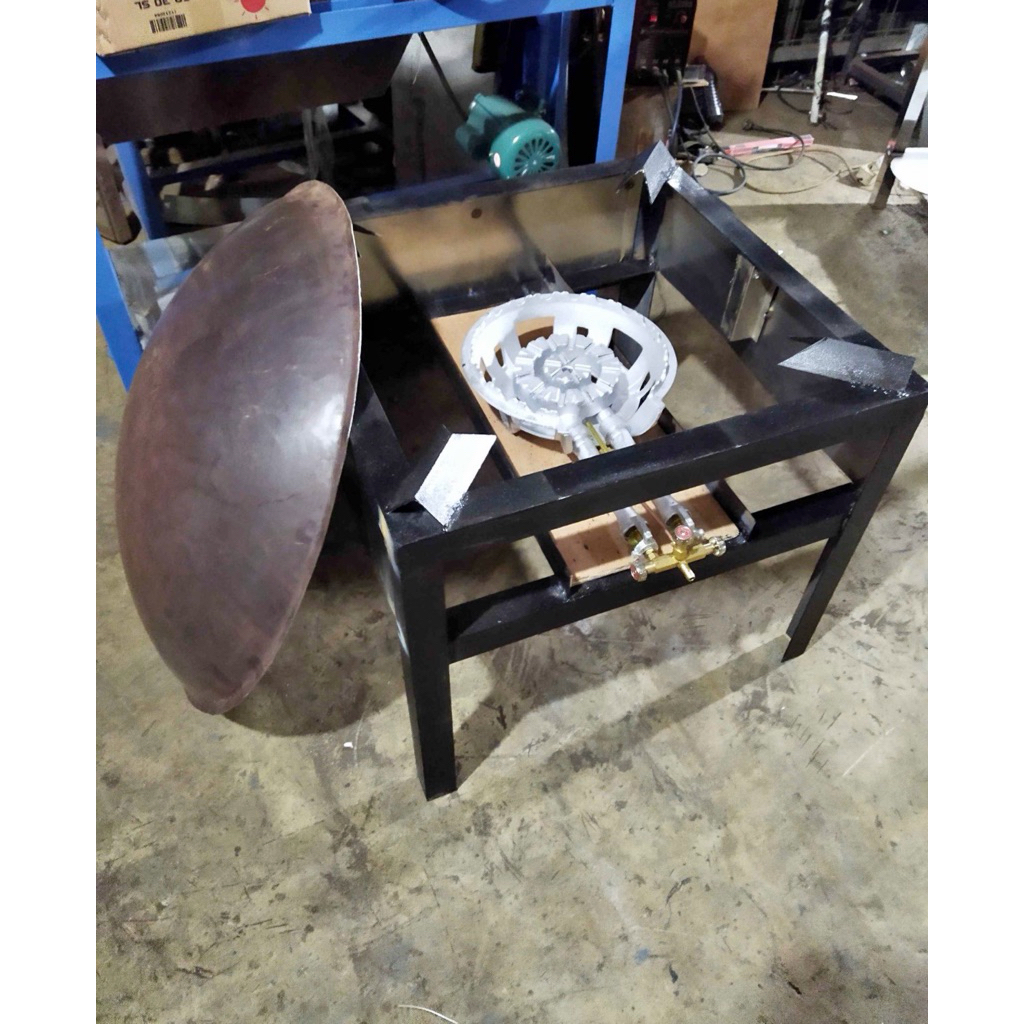 Tungku Dudukan Wajan Besar Besi Kuat Kokoh