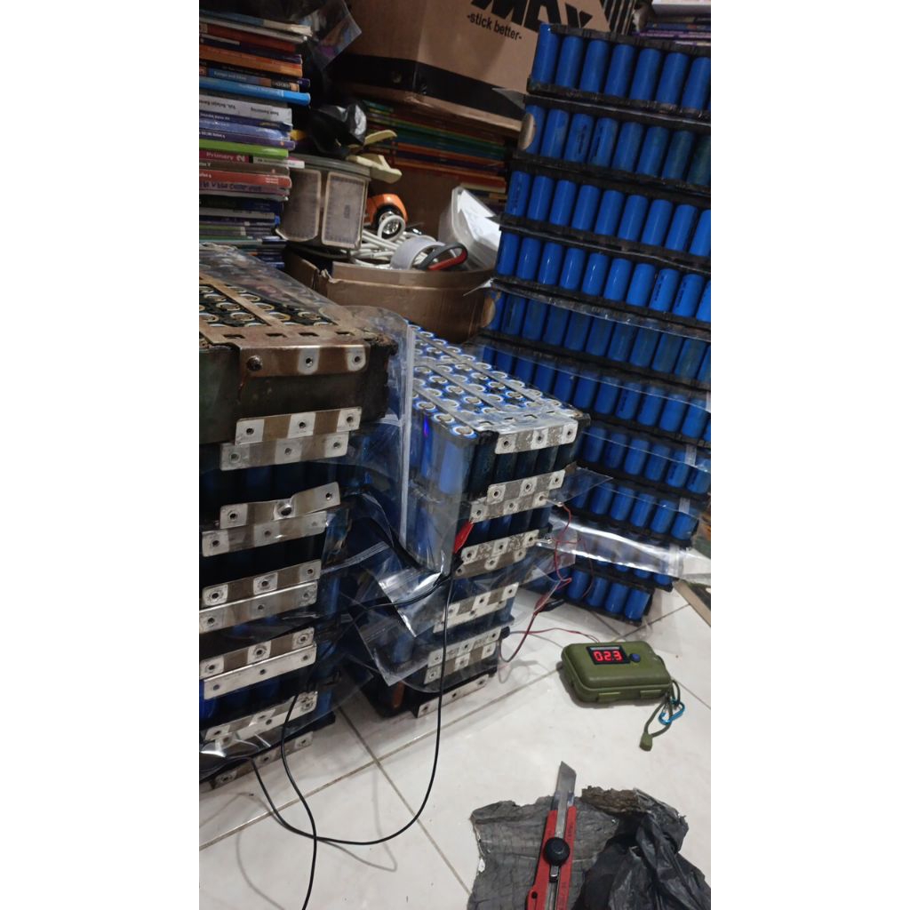 baterai pack lifepo4 26650 mati drop harga per pack