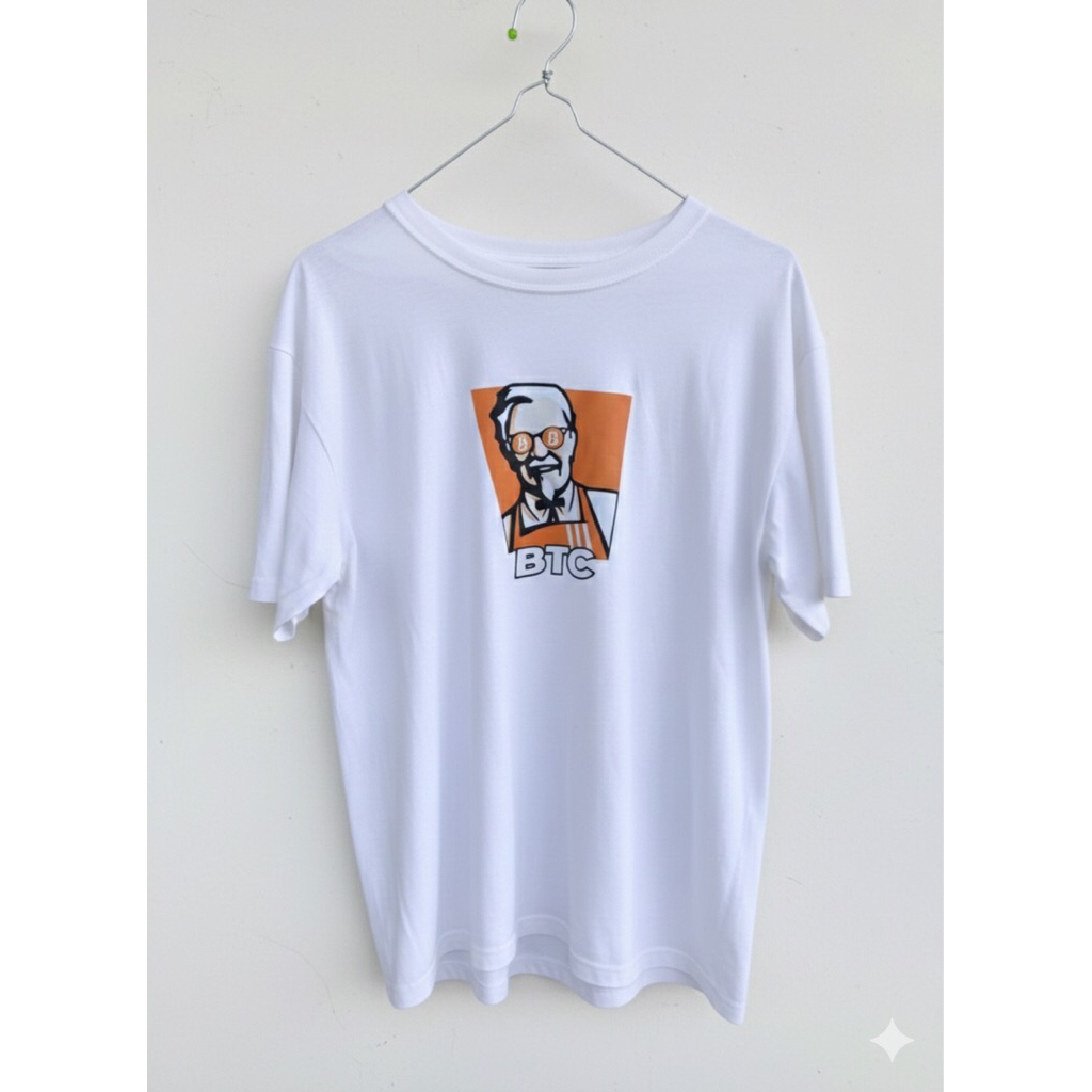 Kaos Bitcoin Timothy Ronald bahan adem belakang polos
