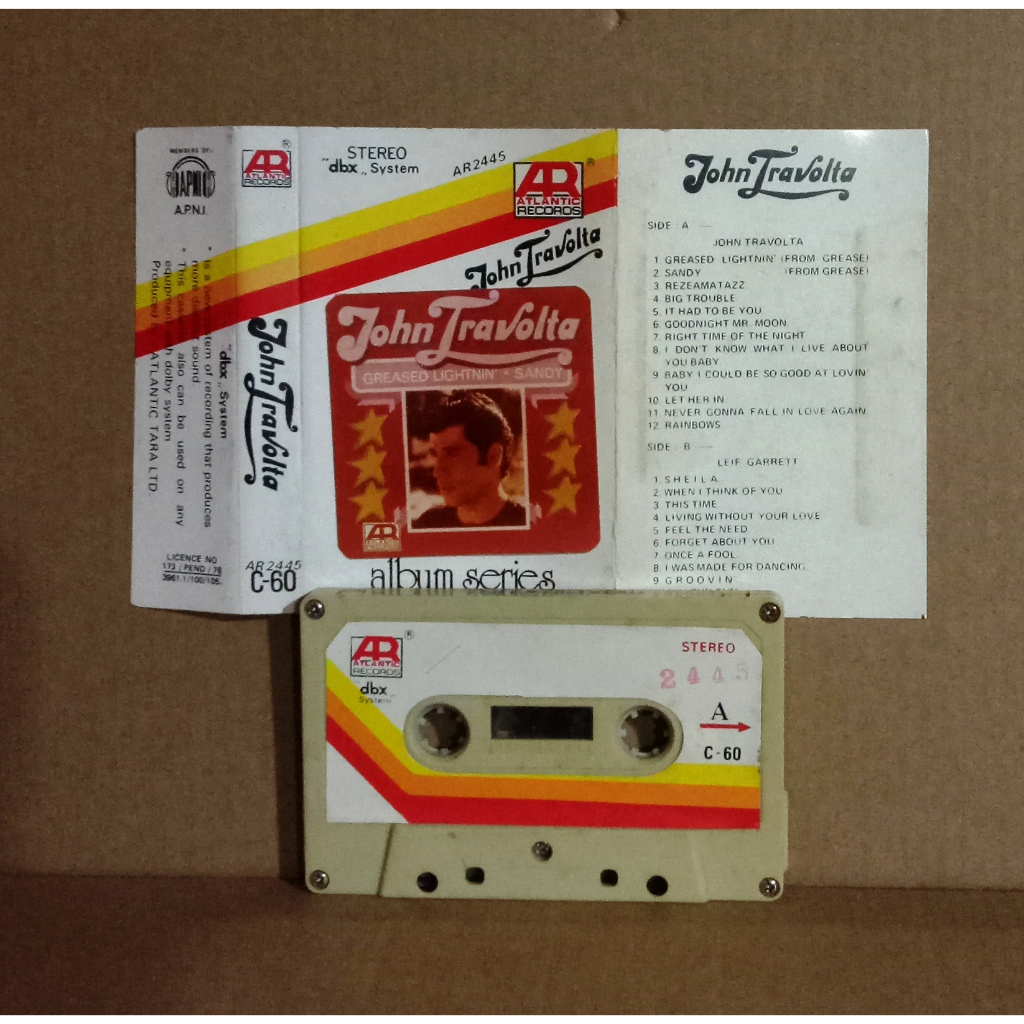 JOHN TRAVOLTA - JOHN TRAVOLTA - Kaset