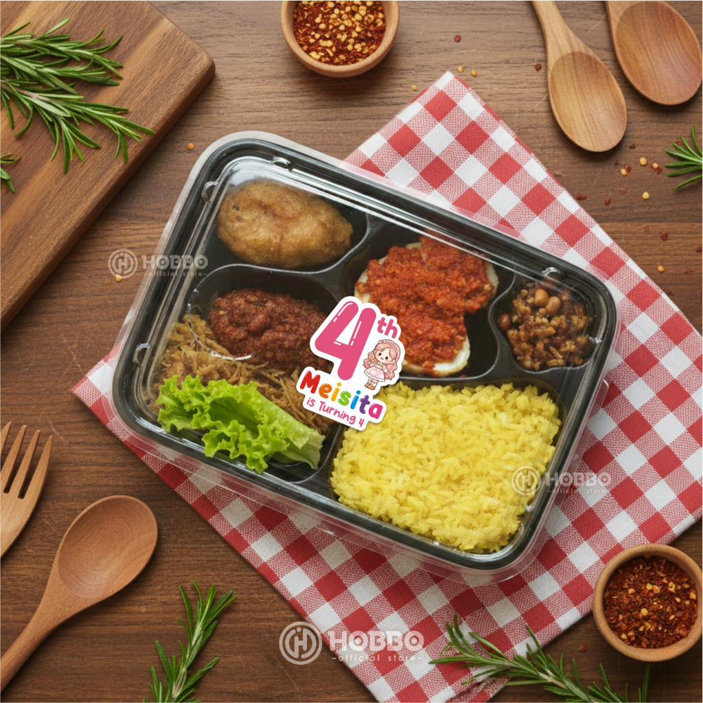 Stiker Ultah Custom Pola - Sticker Ulang Tahun Anak Lucu Minimalis - Stiker Nasi Mika Bento