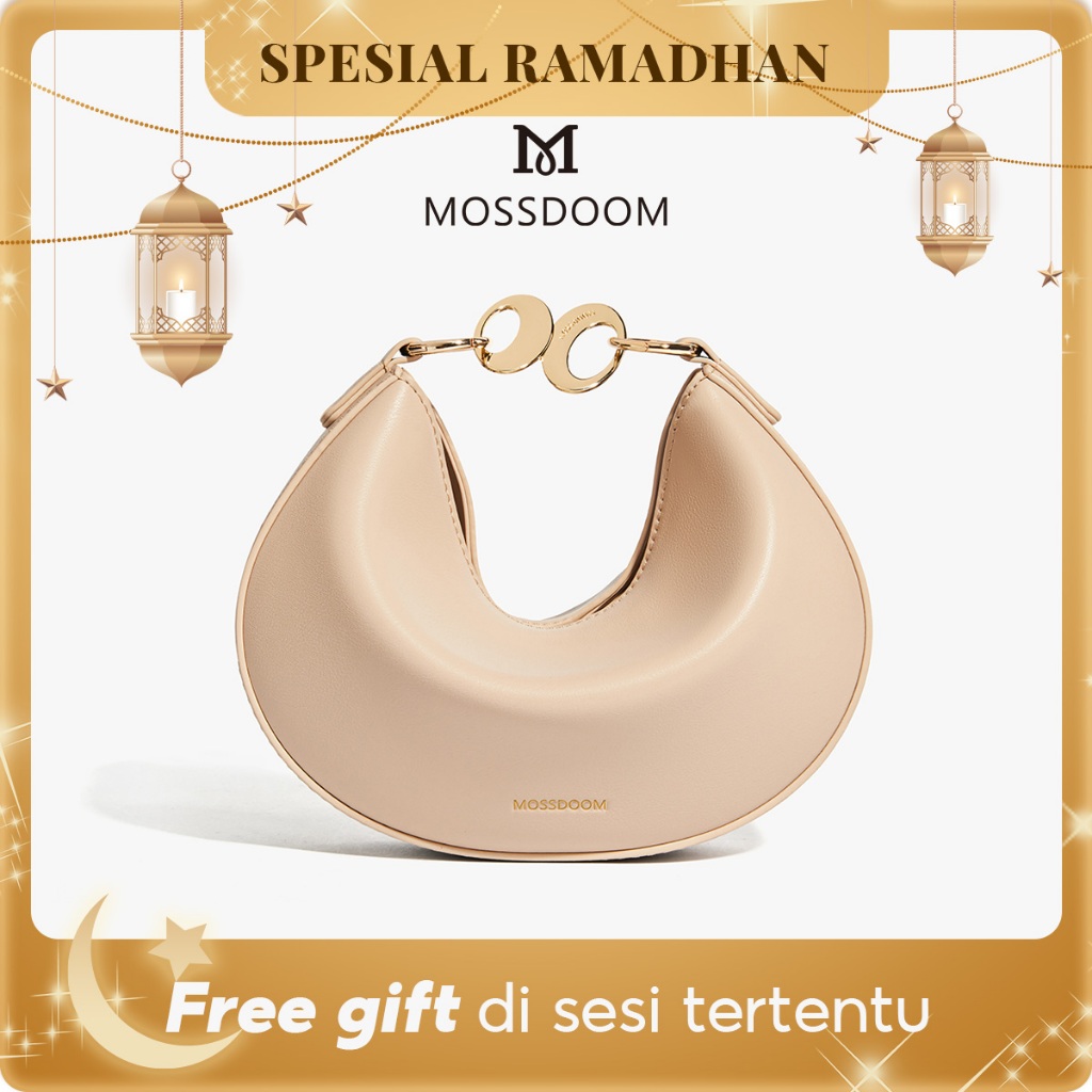 MOSSDOOM Tas Wanita Eliana Bag 3 in 1 Tas Selempang Desain Warna Murni