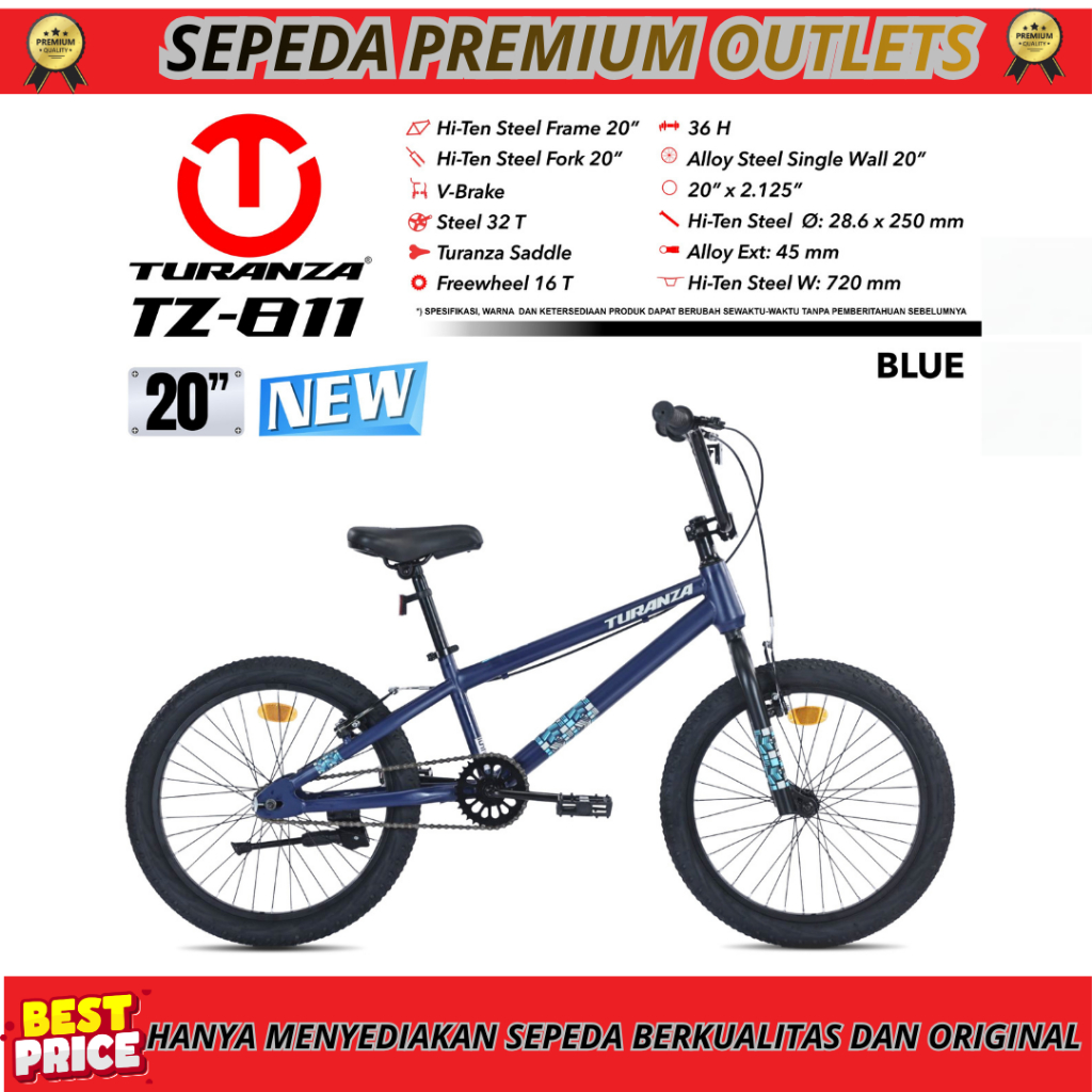 Sepeda Bmx 20 Turanza TZ 811 NEW 2026