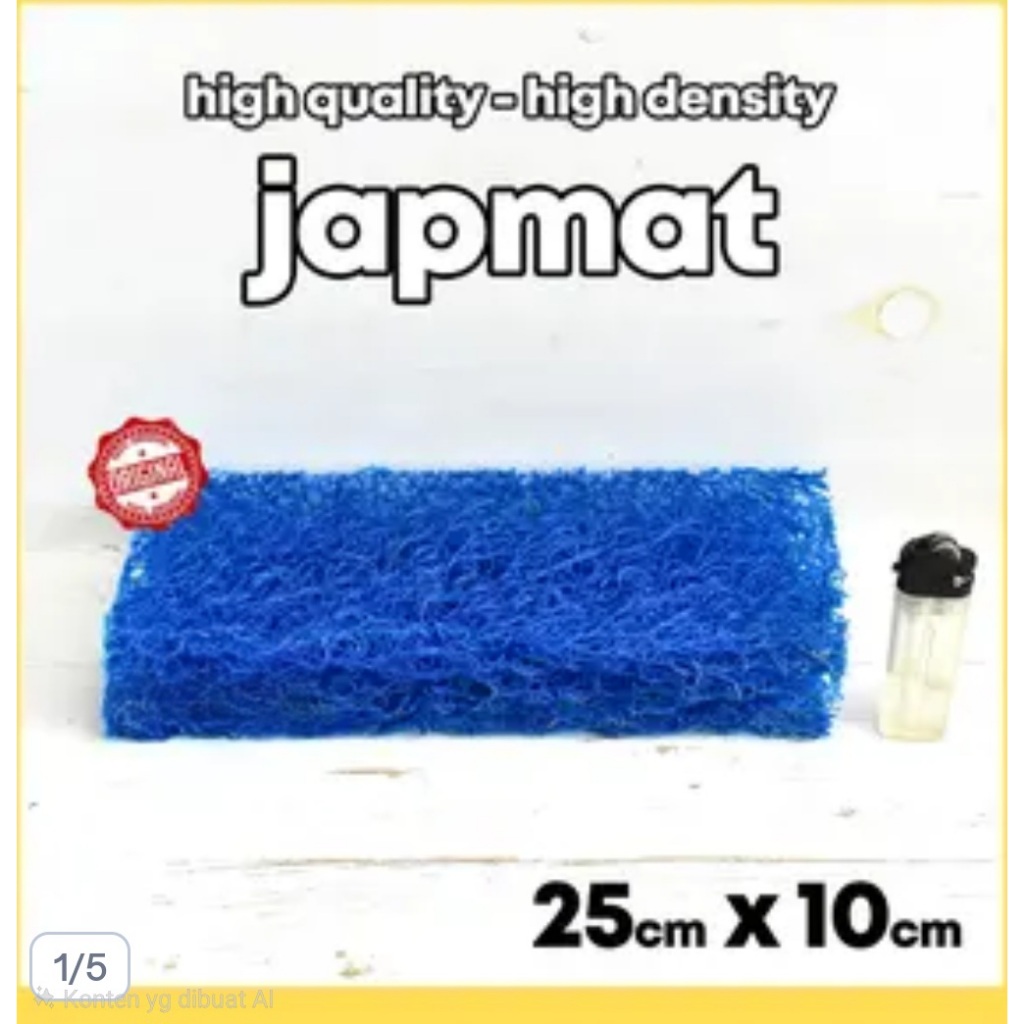 Media Filter Japmat 25x10 cm / Filter Kolam aquarium japmat