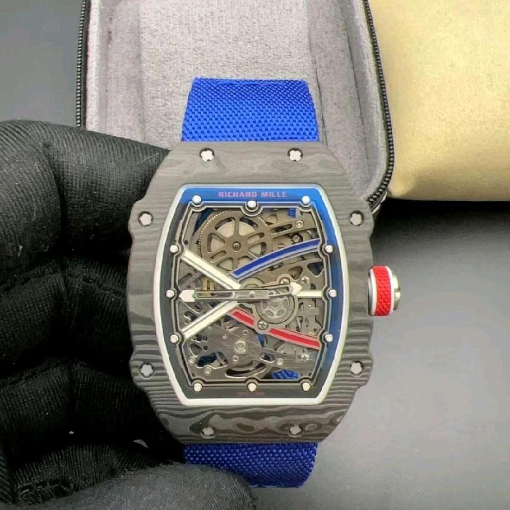 Jam tangan Mewah thRichard*milleRM67-02 Carbon Tourbillon Swiss Autometic Fullset