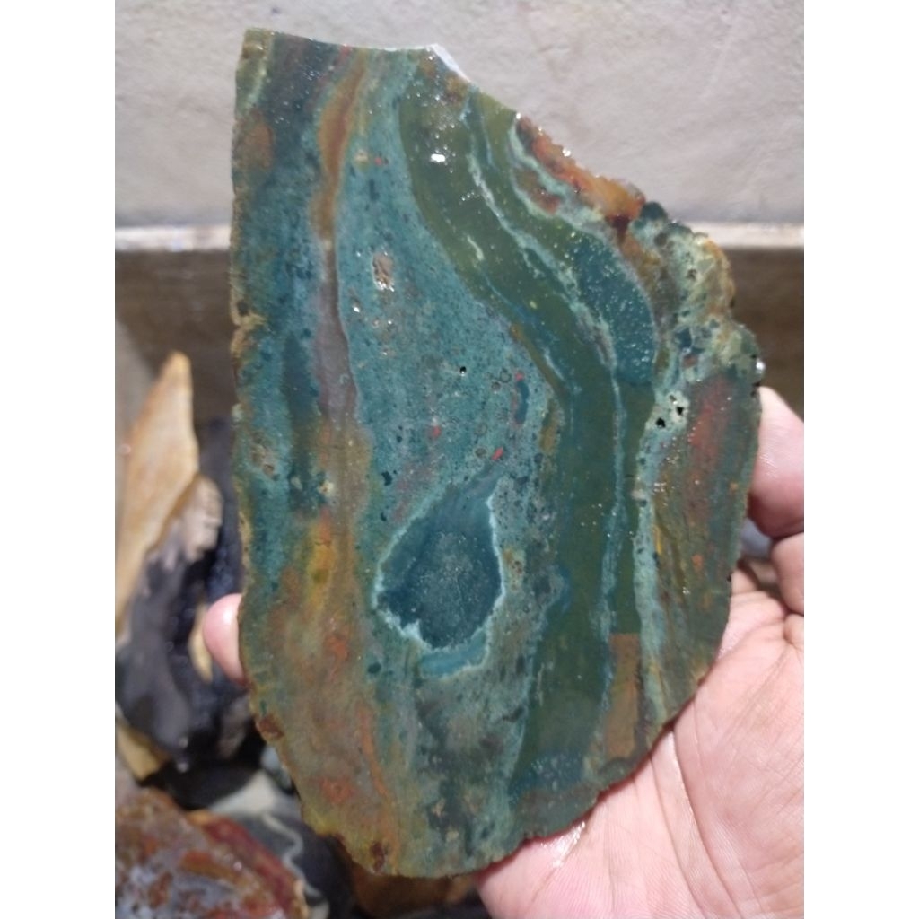batu bahan natural pancawarna klawing