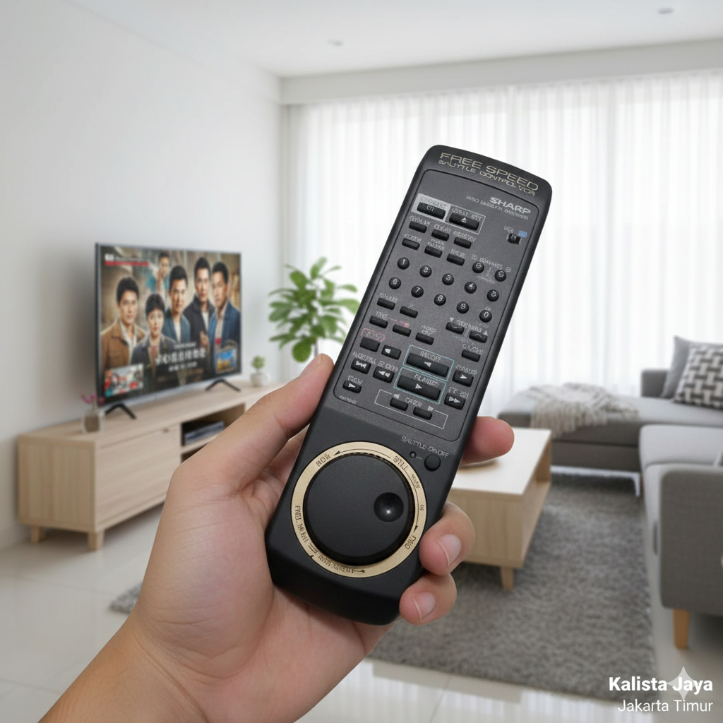 REMOTE REMOT DVD COMPO SHARP G0733GE ORIGINAL ASLI