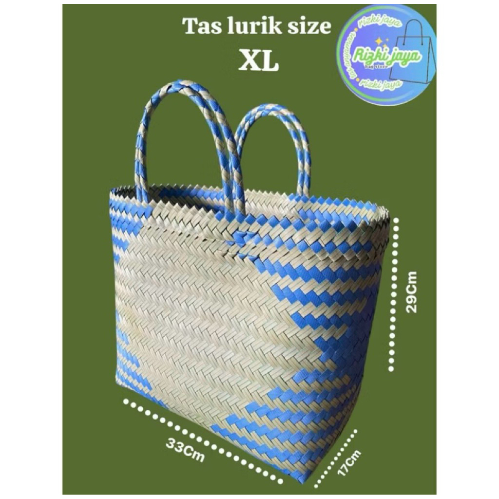 Paket hemat 50pcs Tas anyaman Lurik Super jumbo/XL/Tas sembako/Tas hampers lebaran/Tas pasar