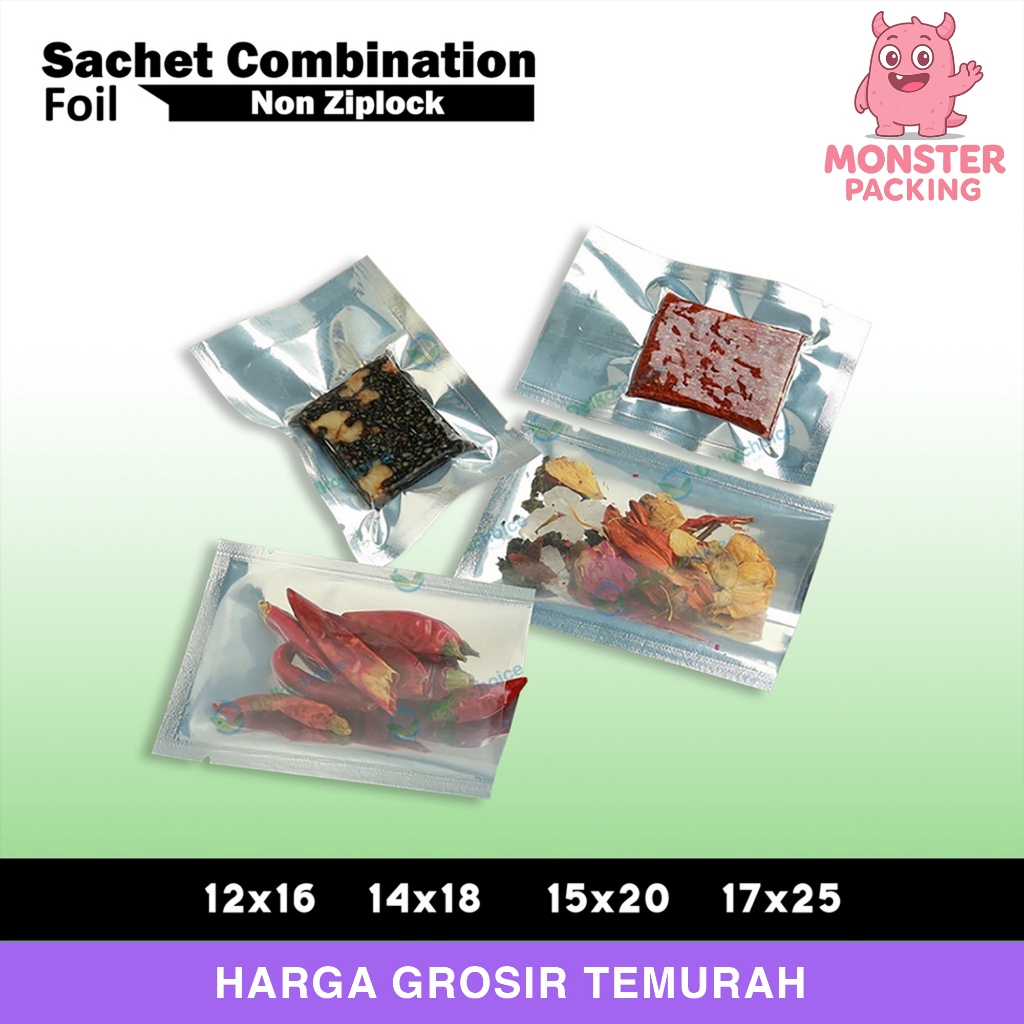 PLASTIK SACHET BAG TRANSMETZ non Ziplock Kemasan Saset