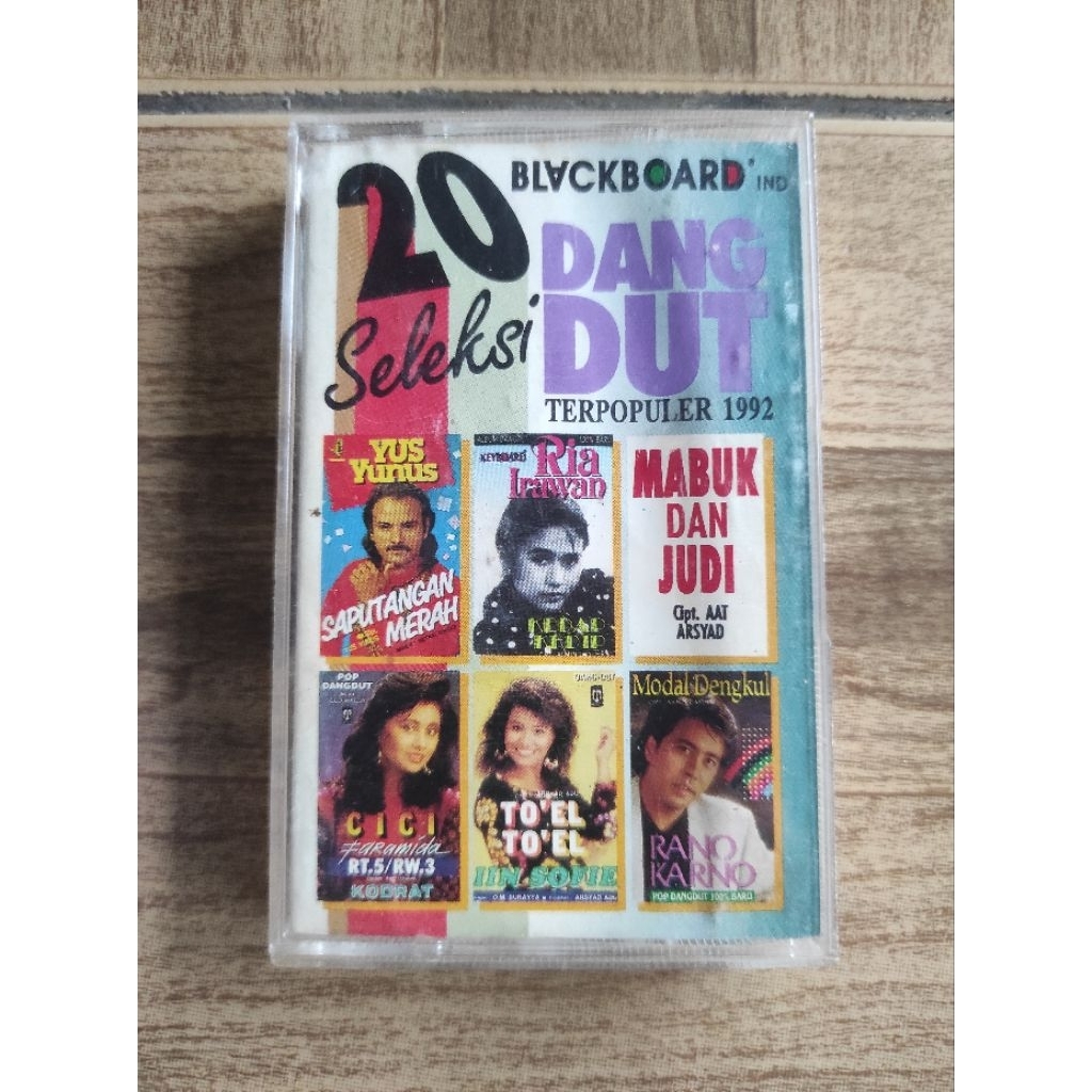 kaset pita 20 seleksi dangdut terpopuler 1992