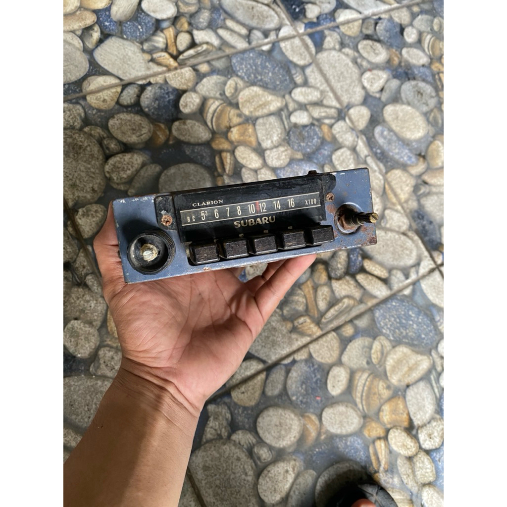 AKSESORIS MOBIL LAWAS SUBARU CLARION SINGLE SIN MOBIL JADUL LAWAS VINTAGE RETRO AUDIO MOBIL
