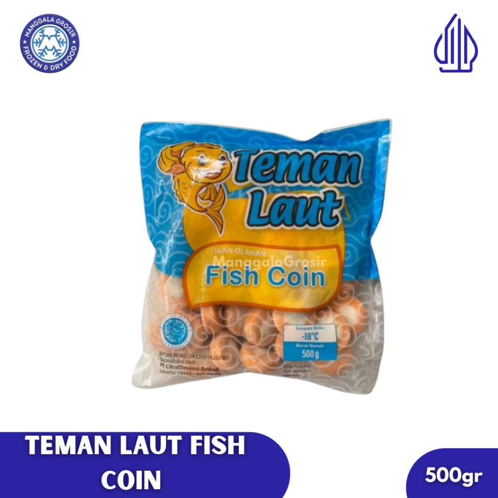 Teman Laut Fish Coin / Koin Ikan 500gr