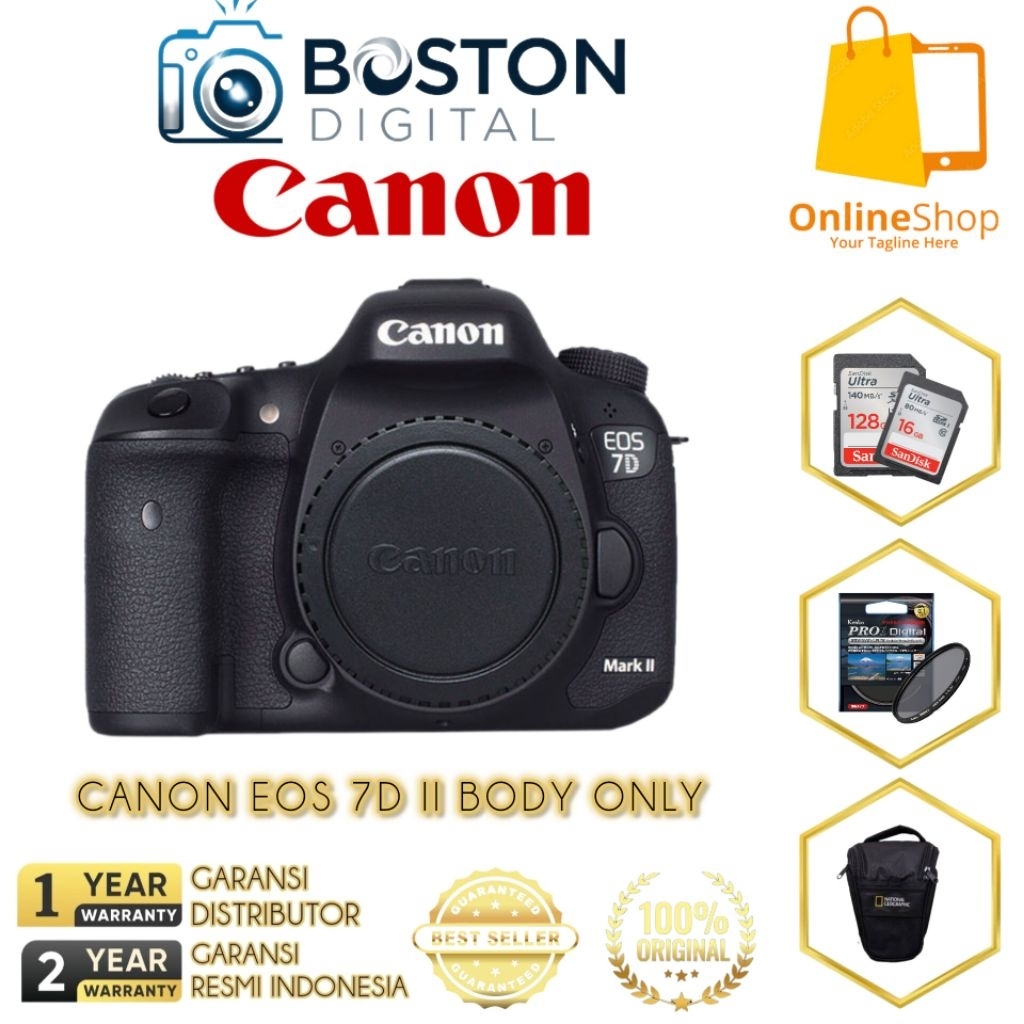 CANON EOS 7D II BODY ONLY / CANON 7D MARK II BODY ONLY - BODY ONLY