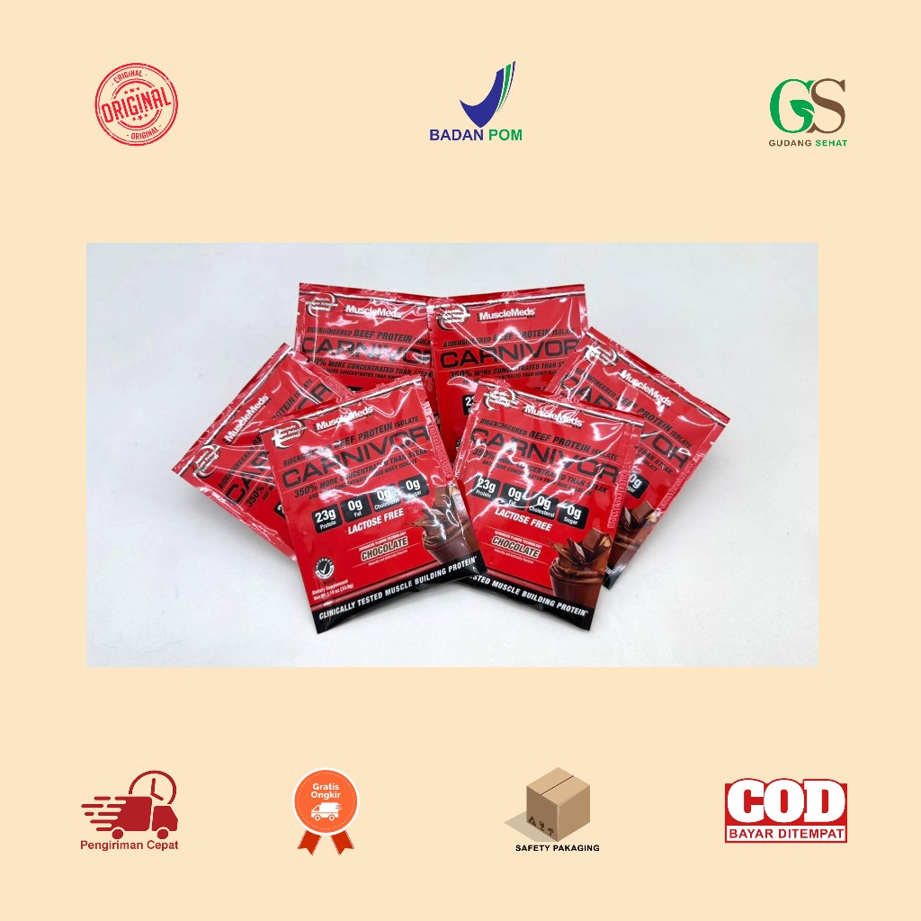 Manado MuscleMeds Carnivor Whey Beef Protein Isolate Sachet
