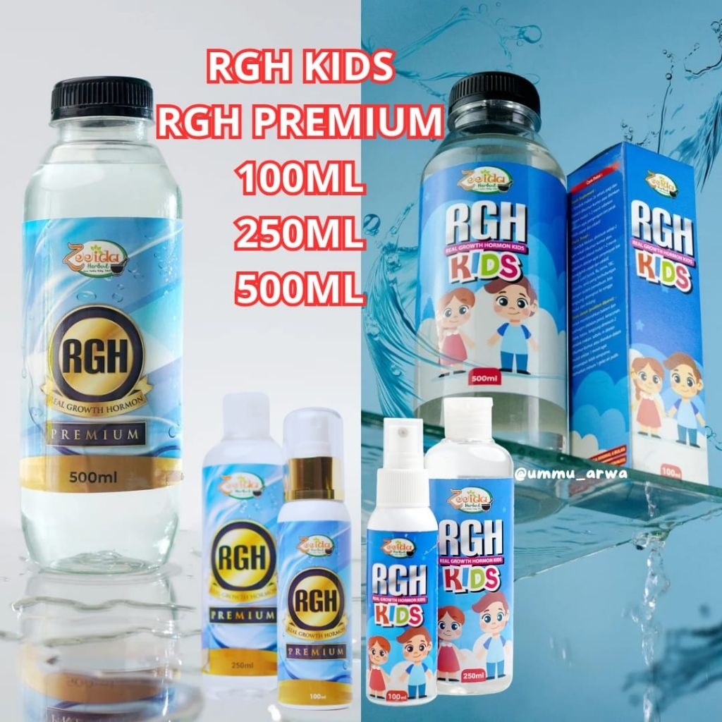 RGH KIDS Zeeida Herbal | RGH PREMIUM Zeeida Herbal 100ml 250ml 500ml AIR ION PERAK Terapi Asma Sesak
