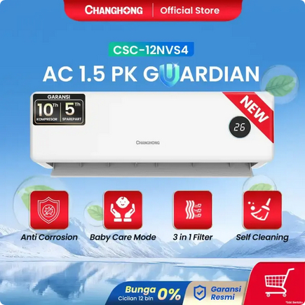 AC CHANGHONG 1.5 PK STANDARD GUARDIAN SERIES 1070 WATT -  CSC 12NVS4