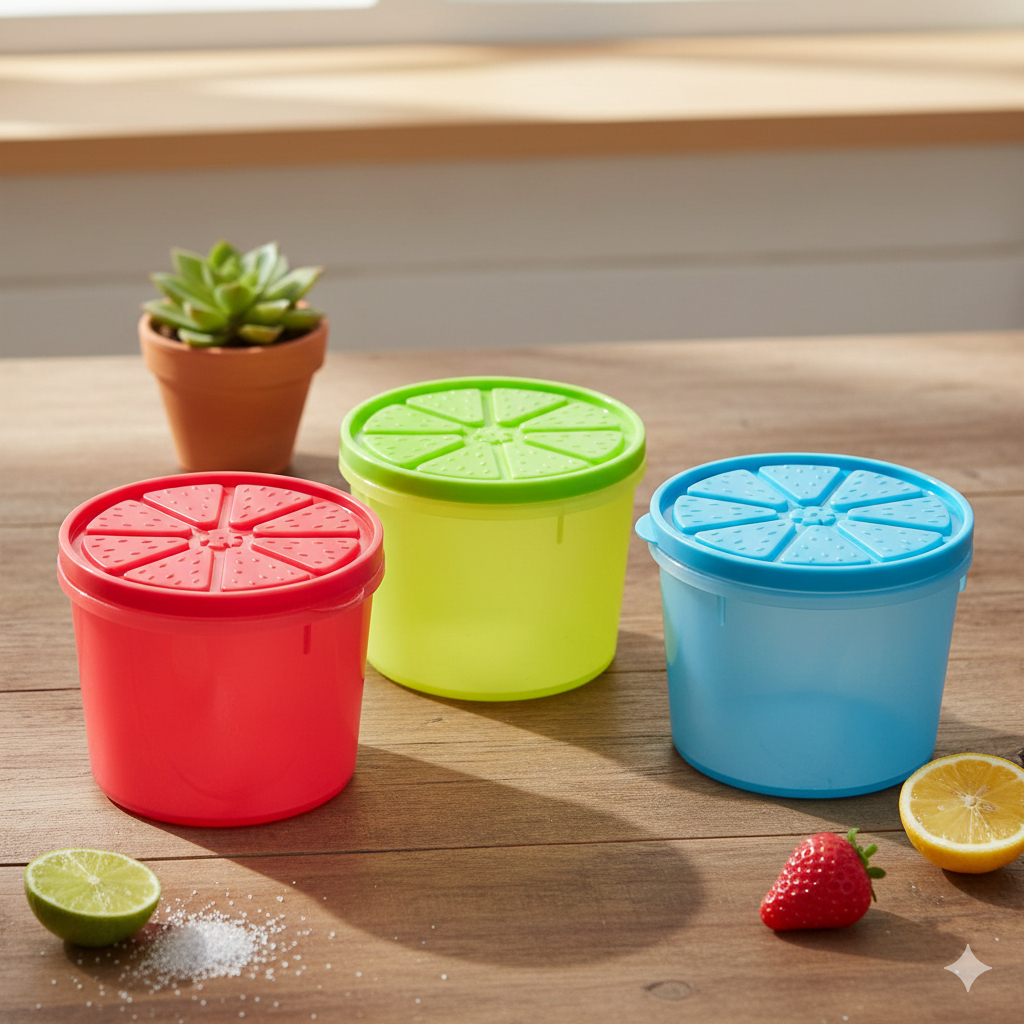 Toples Bulat Lemon 500CC Plastik serbaguna
