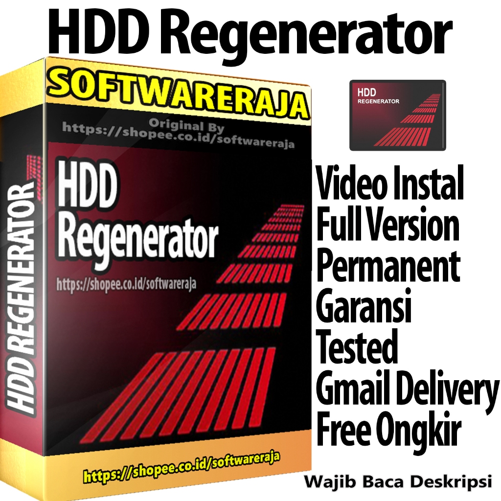 HDD Regenerator v20.24.0.0 Software PC WIN 10&11 64Bit