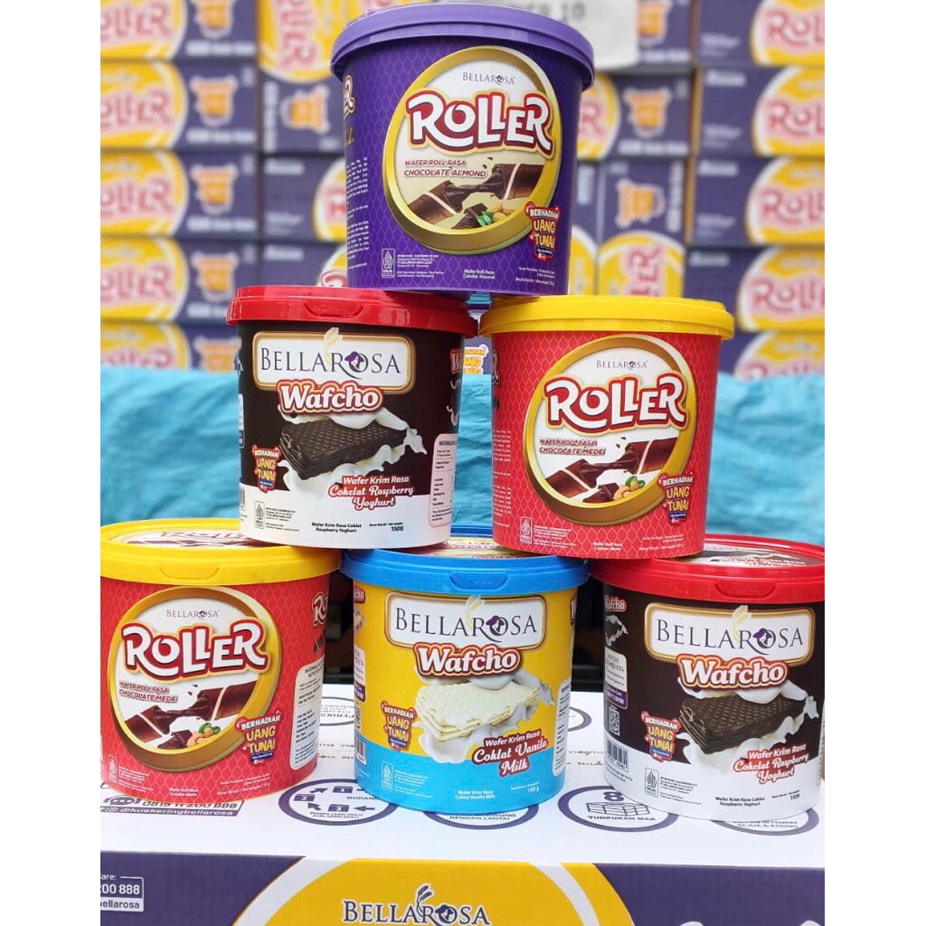 Wafer BellaRossa 1 Dus isi 6 Toples