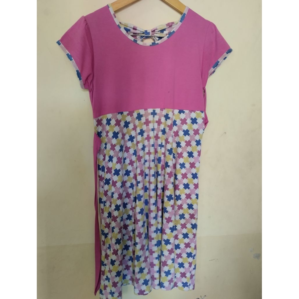 MINI DRESS WANITA DASTER PITA KOTA BAJU RUMAHAN
