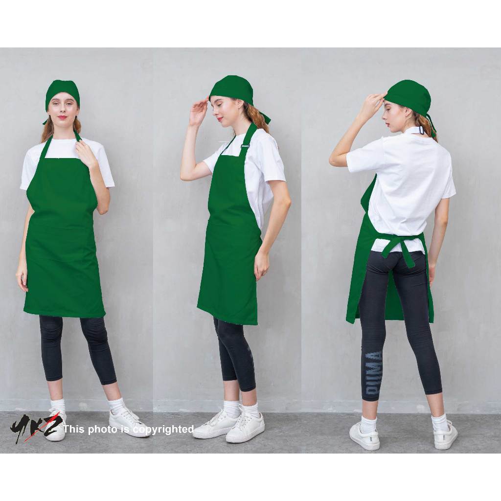 apron chef/apron barista /clemek barista/celemek masak / apron kitchen / celemek dapur /apron polos 