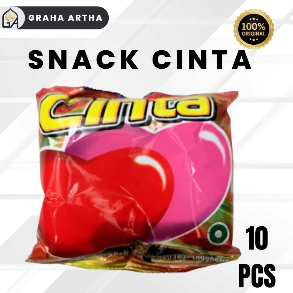 snack cinta berhadiah harga 1 bungkus 10pics/J Jajan Jadul Kerupuk Cinta Berhadiah Isi 10 Bks