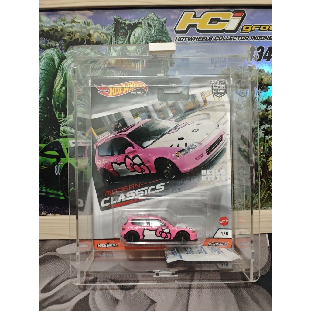 Hot Wheels Premium Honda Civic EG Hello Kitty