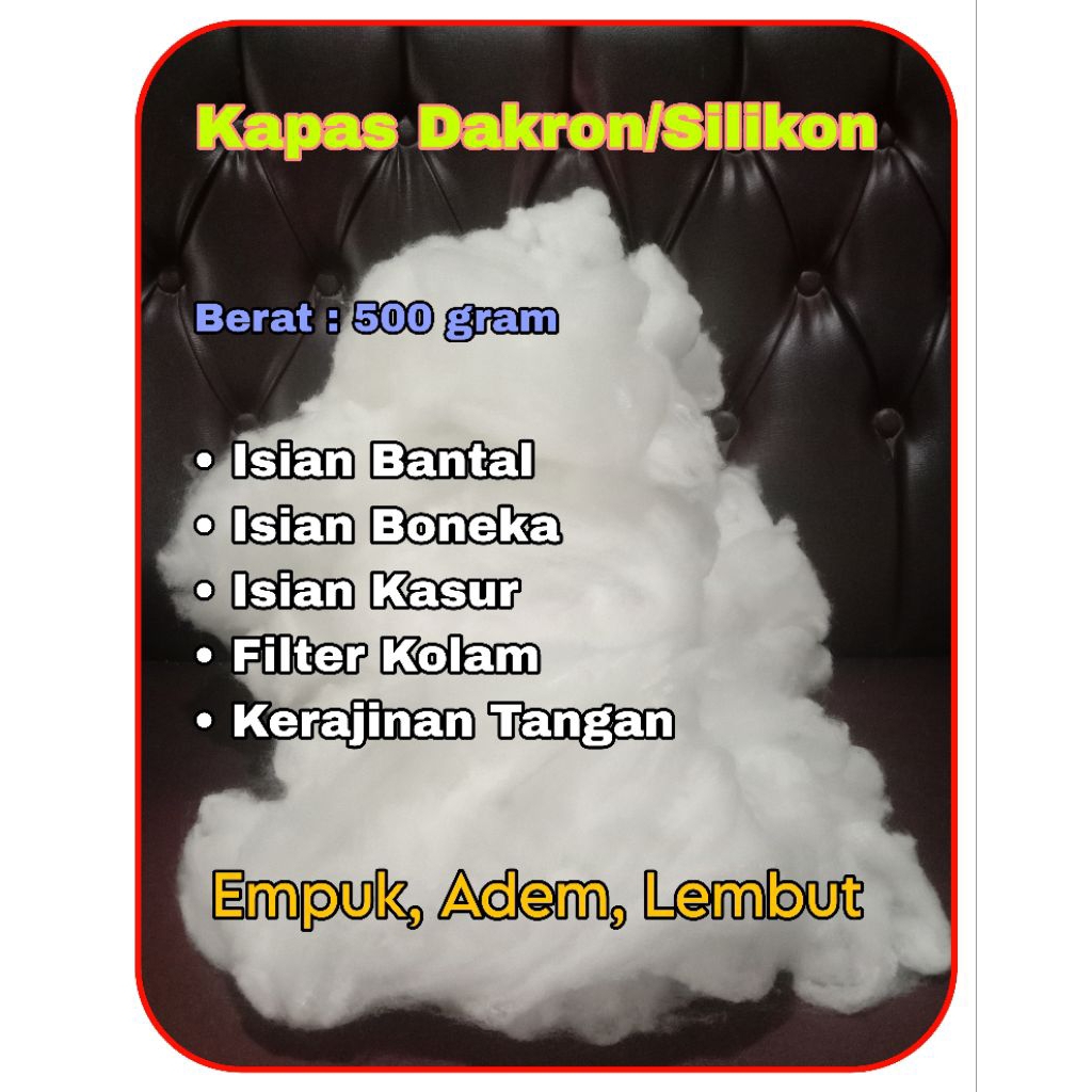 Dakron Kapas/Silikon Lembut