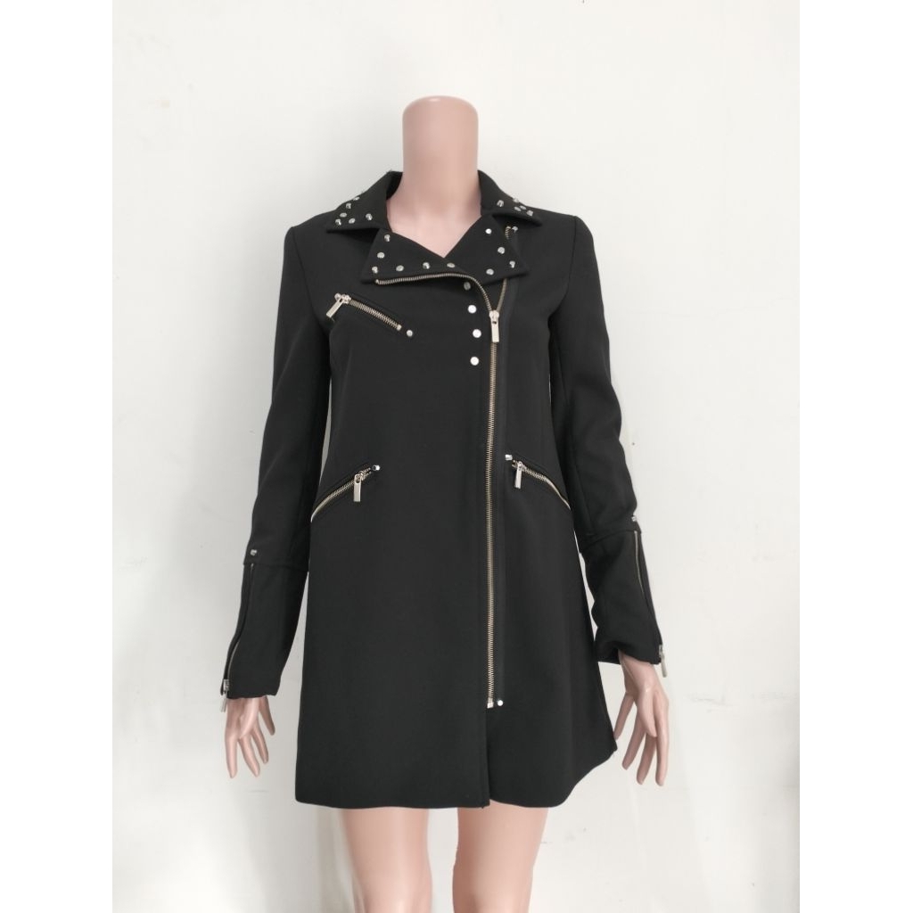 PRELOVED JACKET/OUTERWEAR BLACK (ZARA BASIC)