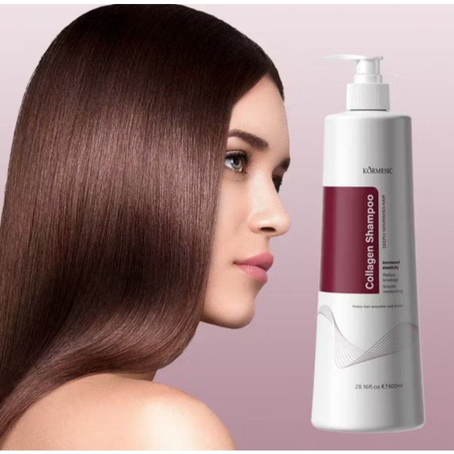 Collagen Shampoo / hair smoothing collagen shampoo / shampoo pelurus rambut ns