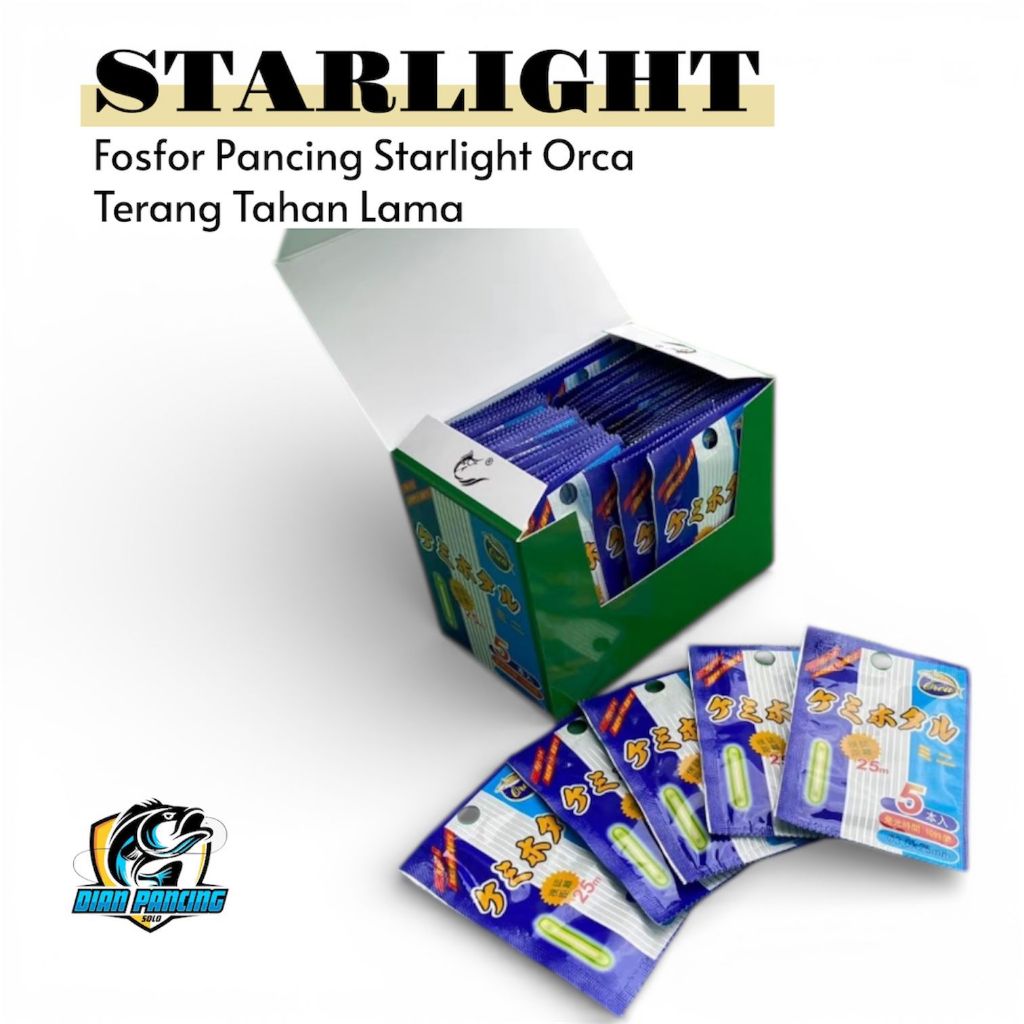 Fosfor Pancing Starlight Orca Terang Tahan Lama