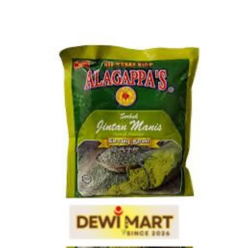 Alagappas jintan manis 100g (bubuk jintan kasar)