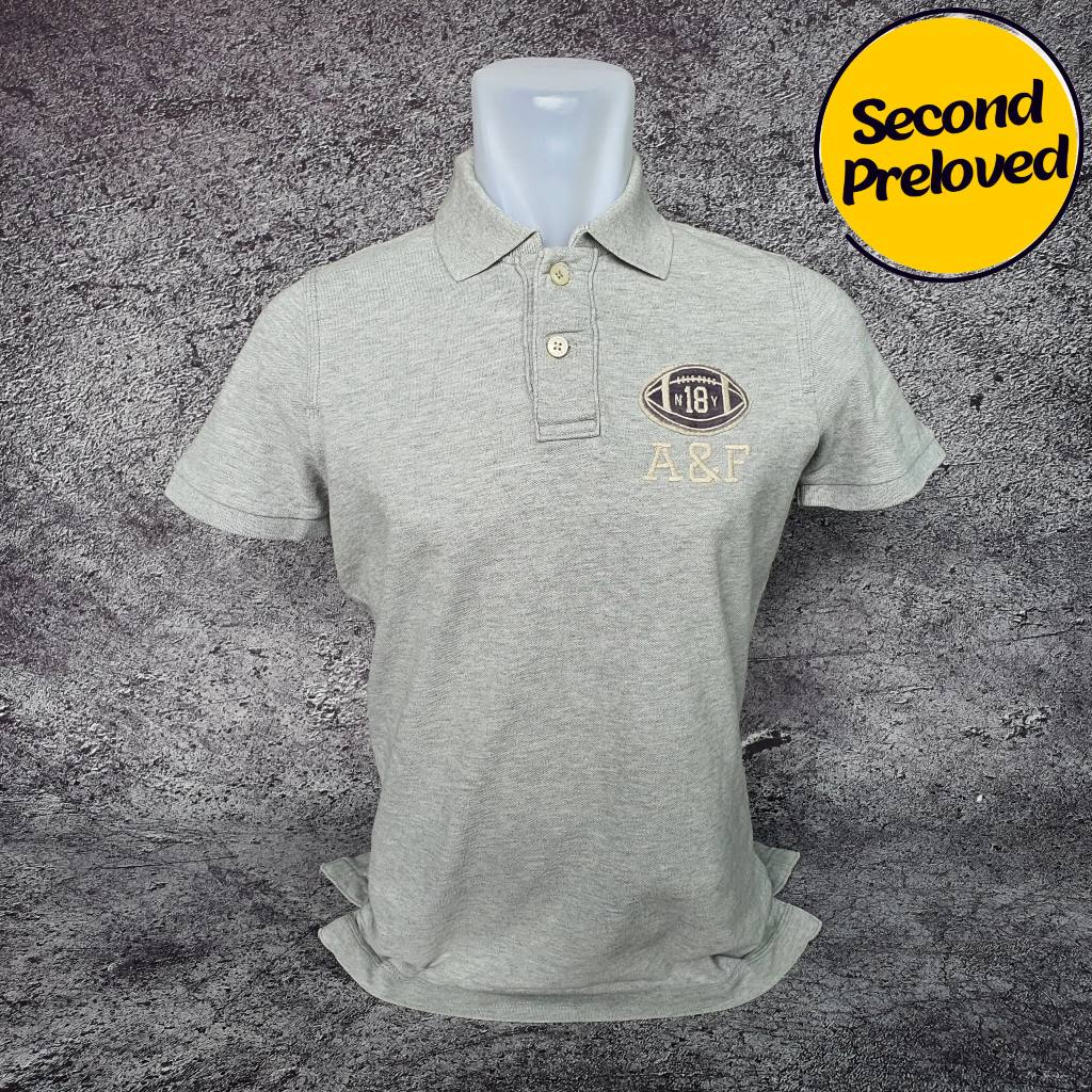 Baju Kaos Polo ABERCROMBIE & FITCH - Size S / Lebar 48 cm - Original - Used