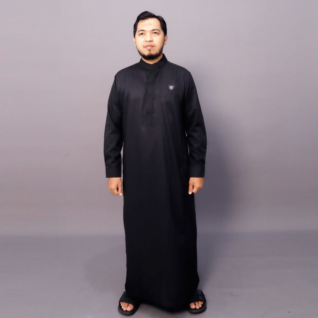 JUBAH / GAMIS MADINA MASARE HITAM