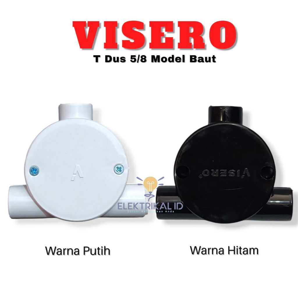 T DUS CABANG 3 BULAT BAUT 5/8 MM - VISERO VTD-003TAB