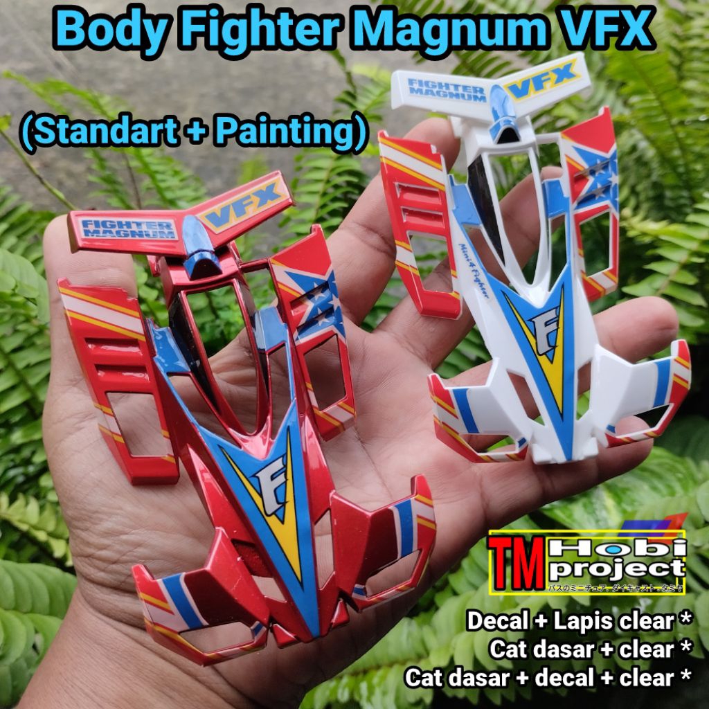 Body Tamiya Fighter Magnum VFX plus cat ulang