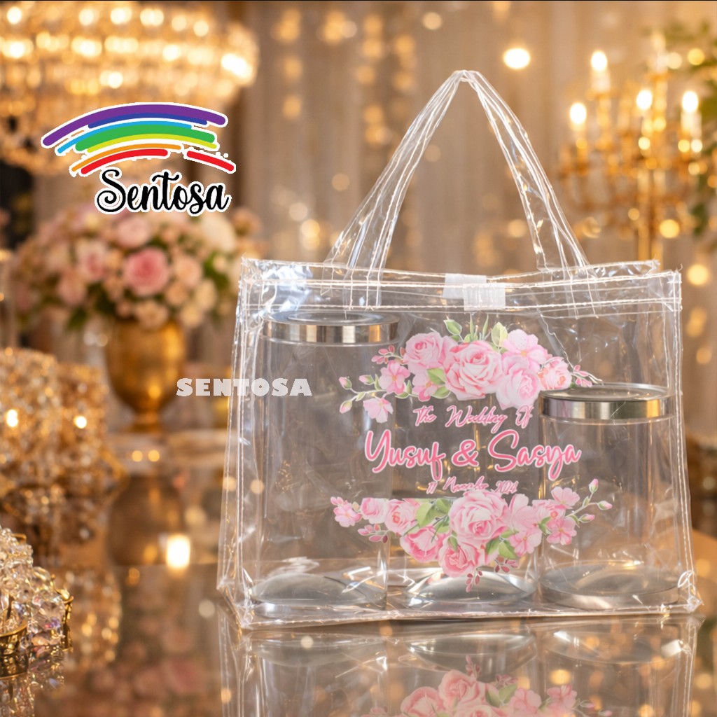 Tote Bag Mika Bening Custom Wedding – Tas Souvenir Pernikahan Unik & Ready Order