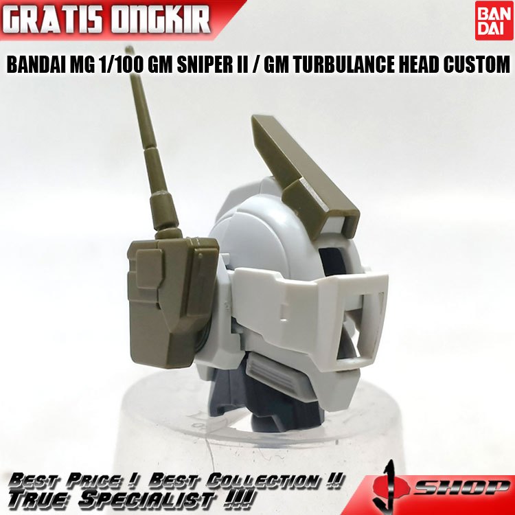BANDAI MG 1/100 GM SNIPER II / GM TURBULANCE HEAD CUSTOM MG2160