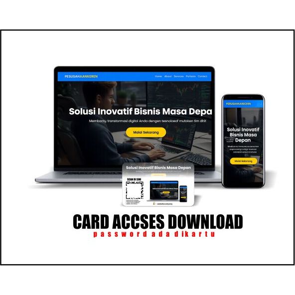 Template Website Company Profile Profesional HTML Responsive