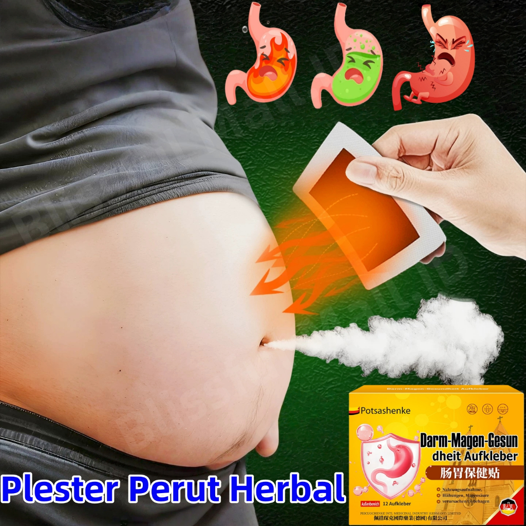 Obat asam lambung obat perut kembung Plester Perut Herbal Atasi GERD Kembung Mual Sakit Perut