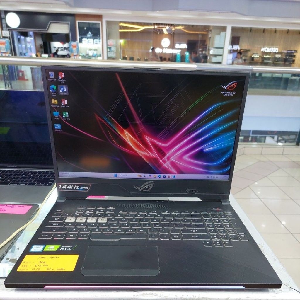 Laptop Asus ROG STRIX GL504G Core i7-8750H NVIDIA GeForce RTX 2060 Ram 8GB SSD 512GB 1207