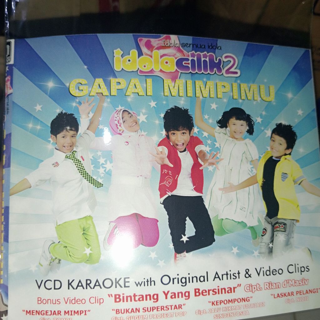 obral vcd karaoke idola cilik gapai mimpimu