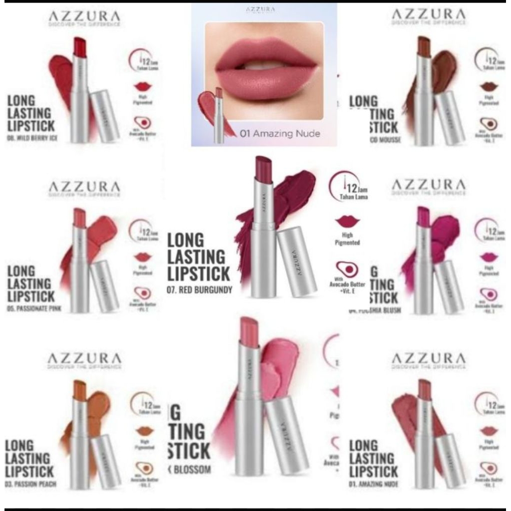 Azzura long lasting lipstik