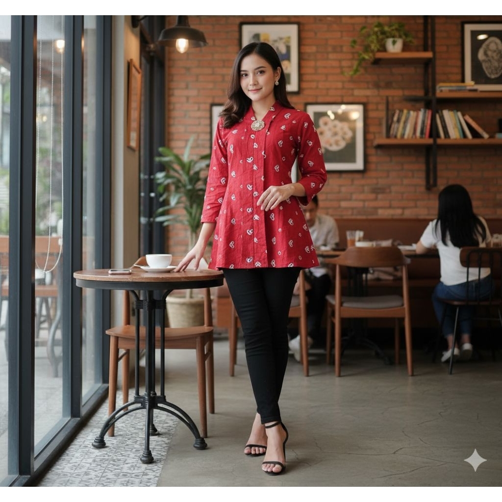 Kebaya Encim Kutubaru Jumputan Ori Premium Kebaya Kondangan Kebaya Wisuda Hijab Batik Modern