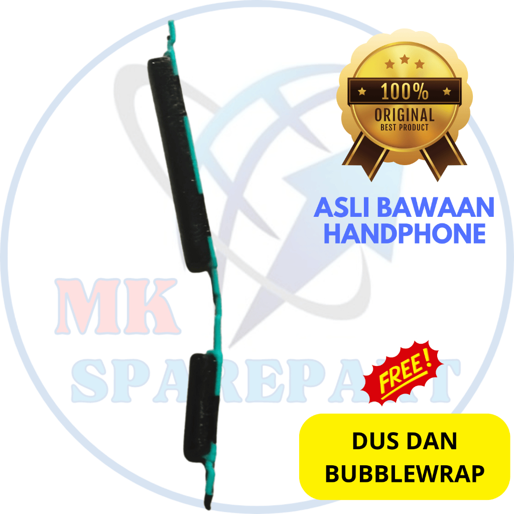 Tombol luar hp samsung m20 - asli original copotan cabutan bawaan